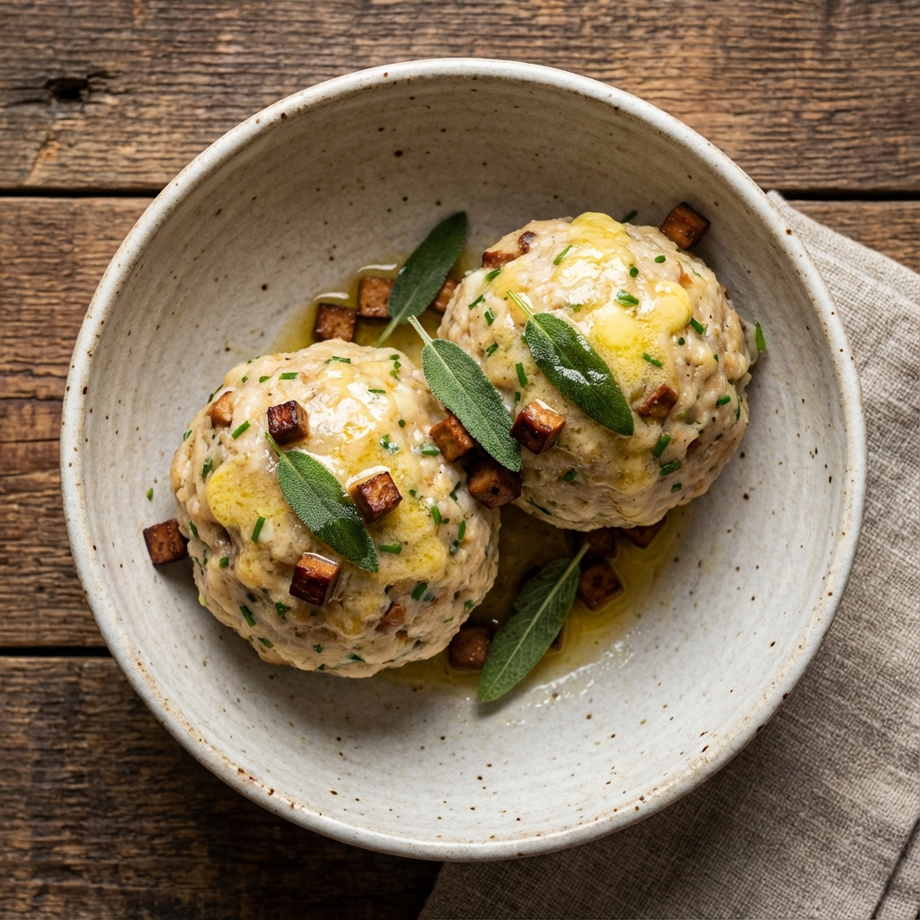 Canederli alla Trentina Vegani