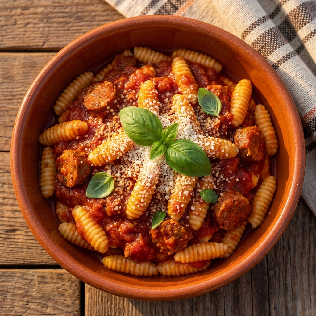 Malloreddus alla Campidanese Vegani